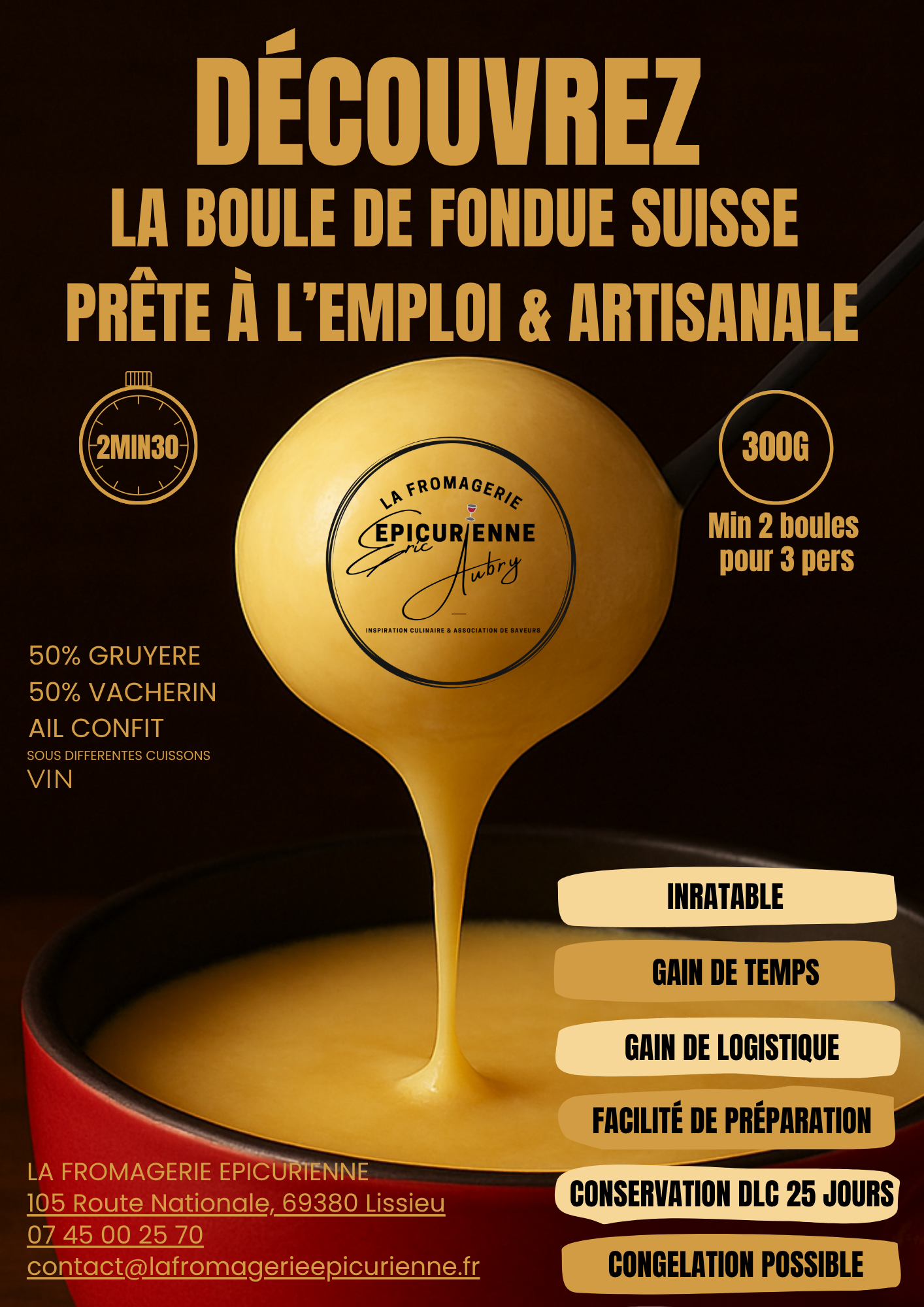 La boule de fondue
